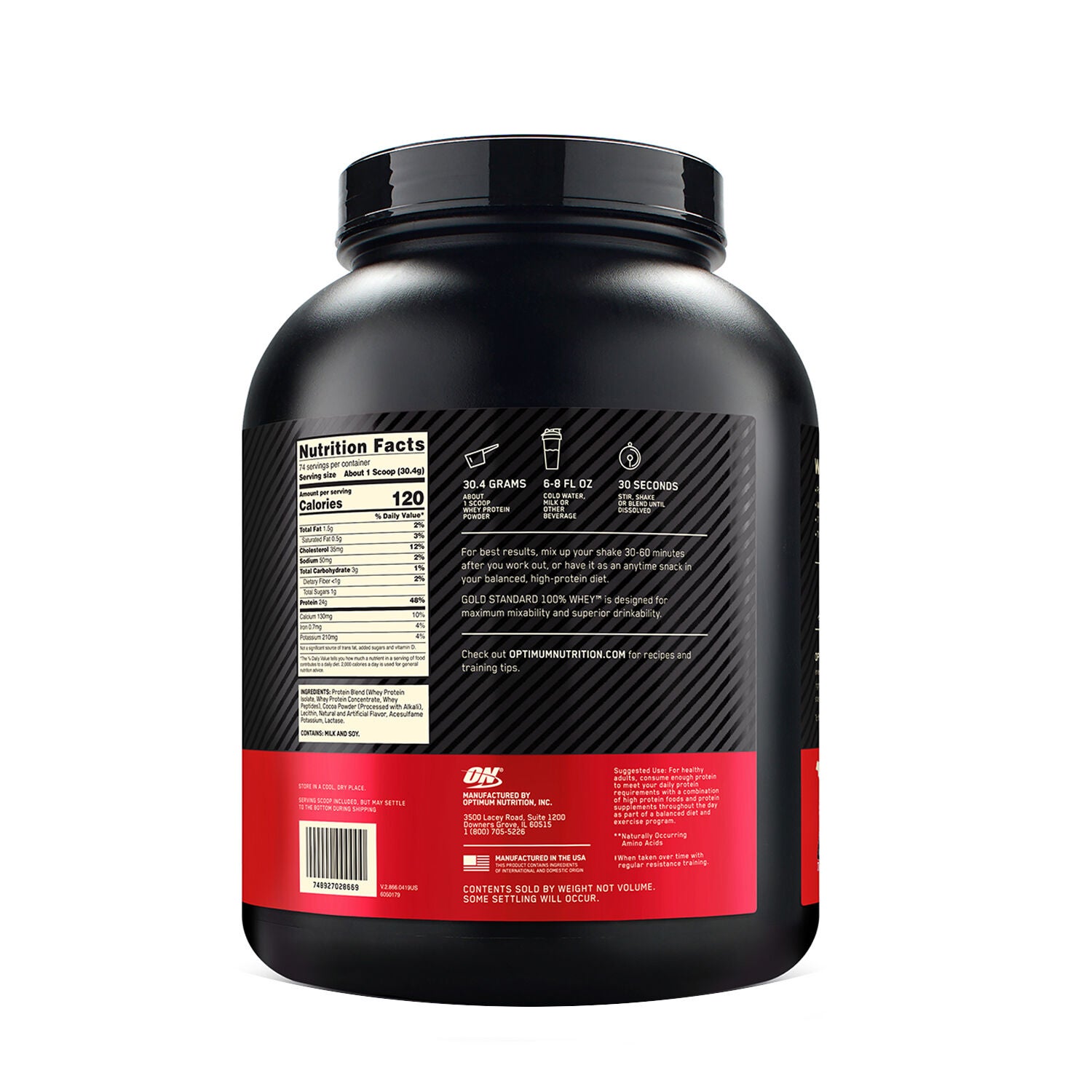 Optimum Nutrition Whey Protein French Vanilla Creme GNC